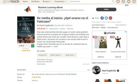 De vuelta al inicio en GoodReads