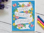 Easy BELATED BIRTHDAY card