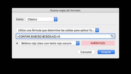 Comparación de los registros de listas desordenadas con Excel