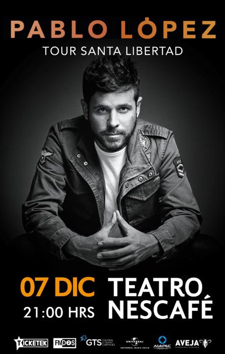 Pablo López realizó visita de promoción en Chile previo a su sho el 7 de Diciembre en el Teatro Nescafé