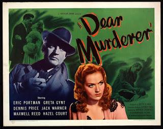 QUERIDO ASESINO (Dear Murderer) (Gran Bretaña (Ahora Reino Unido (U.K.); 1947) Intriga, Policiaco