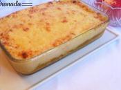 Lasaña lomo bechamel mango