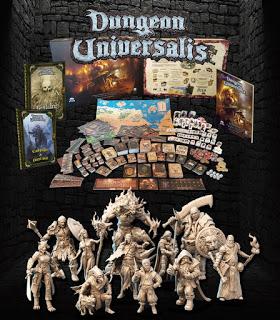 Éxito arrollador de Dungeon Universalis, de Ludic Dragon Games, en KS