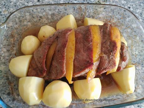 LOMO DE CERDO ASADO CON MANGO