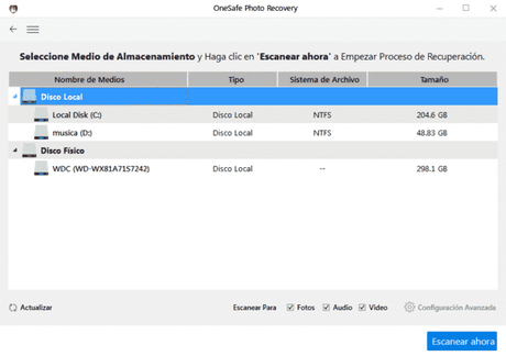 One Safe Data Recovery recupera foto eliminada 4