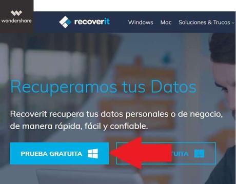 Recoverit-Wondershare recupera fotos eliminadas en windows