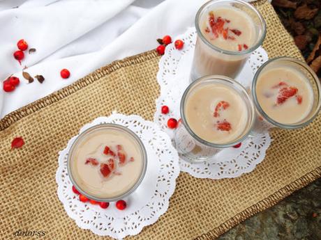 Crema de castañas con jamón