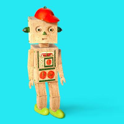 Retratos efímeros con alimentos