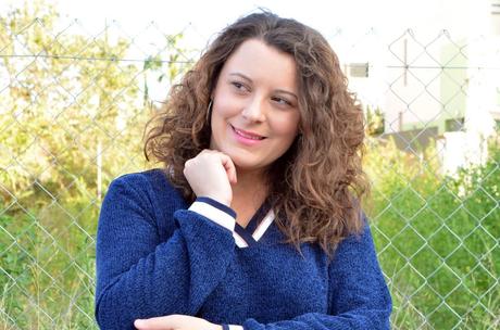 Falda denim asimétrica