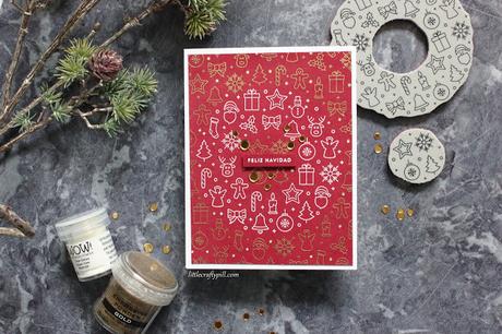 Heat Embossing Only Christmas Card