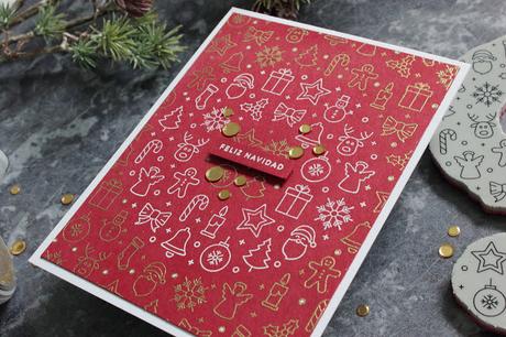 Heat Embossing Only Christmas Card