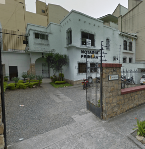 Notaria 1 primera en Cali 