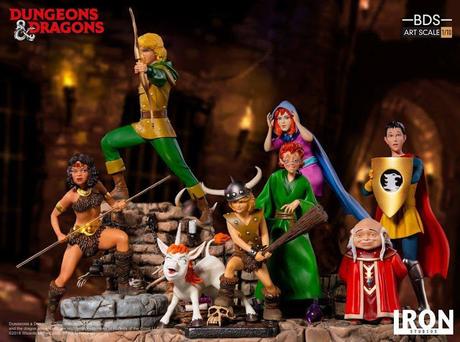 Iron Studios trae de vuelta a los personajes de la serie Dungeons & Dragons