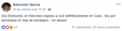 Periodista cubano defensor de la dictadura Castro regresa “definitivamente” a Cuba