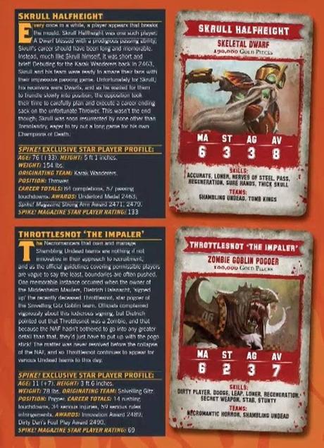 Cosas de los No Muertos de BB. por llegar: Jugadores Estrella y mas