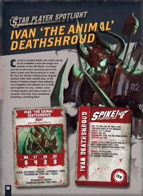 Cosas de los No Muertos de BB. por llegar: Jugadores Estrella y mas