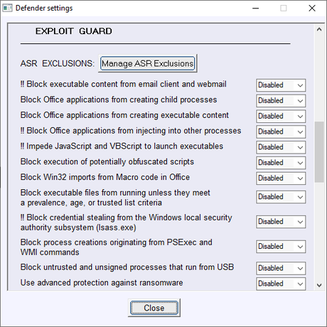 ConfigureDefender: herramienta para configurar Windows Defender
