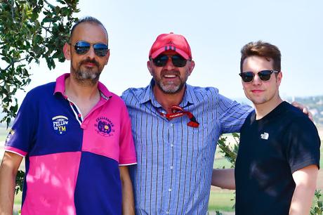 Alejandro, Erjan y Javier. Tres modernos troyanos... jajaja. Troya, Turquía. Viajes_Fotografia_Abuelohara