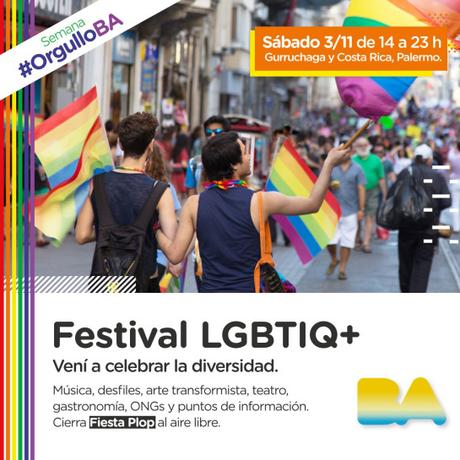 Buenos Aires. Termina la semana del Orgullo BA con un Festival LGBTIQ+ Cierra FIESTA PLOP