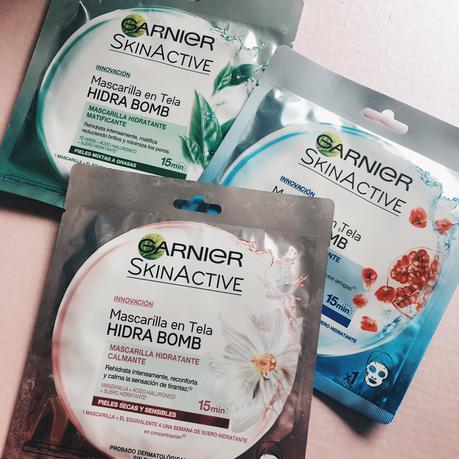 Garnier SkinActive Hidra Bomb, mascarillas low cost.