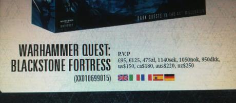 Warhammer Quest Blackstone Fortress sale en español a finales de mes