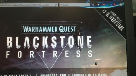 Warhammer Quest Blackstone Fortress sale en español a finales de mes