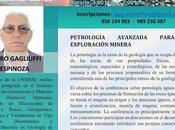CURSO PETROLOGÍA AVANZADA PARA EXPLORACIÓN MINERA. Pedro Gagliuffi Espinoza 20NOV.