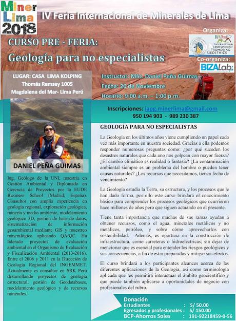 CURSO 5:  GEOLOGÍA PARA NO ESPECIALISTAS. Por Daniel Peña Guimas - 20NOV.