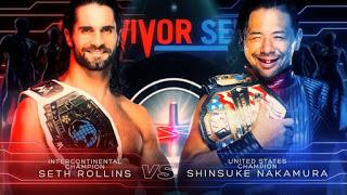 Seth Rollins vs Shinsuke Nakamura en Survivor series wwe
