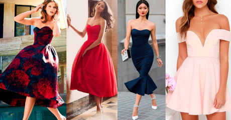 Lindos Vestidos Strapless Son Para Todos Gustos. Resultado de imagen para vestidos strapless