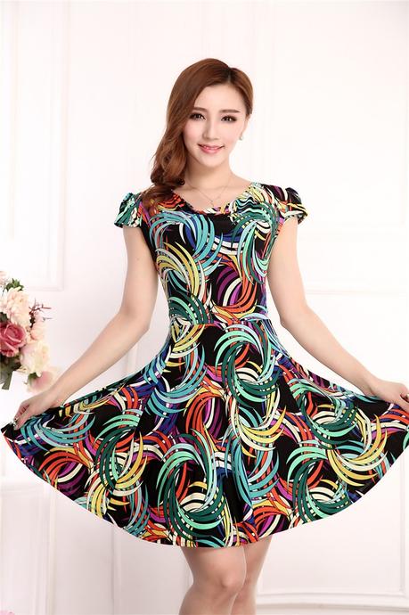 Resultado de imagen para vestidos estampados coreanos