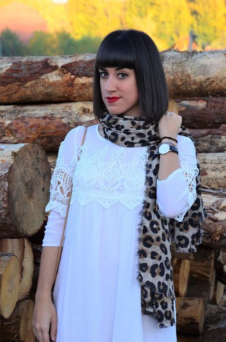 Bufanda de estampado de leopardo Bufanda de estampado de leopardo