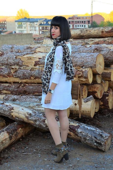 Bufanda de estampado de leopardo Bufanda de estampado de leopardo