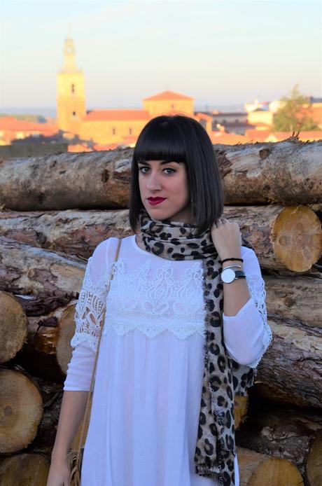 Bufanda de estampado de leopardo Bufanda de estampado de leopardo