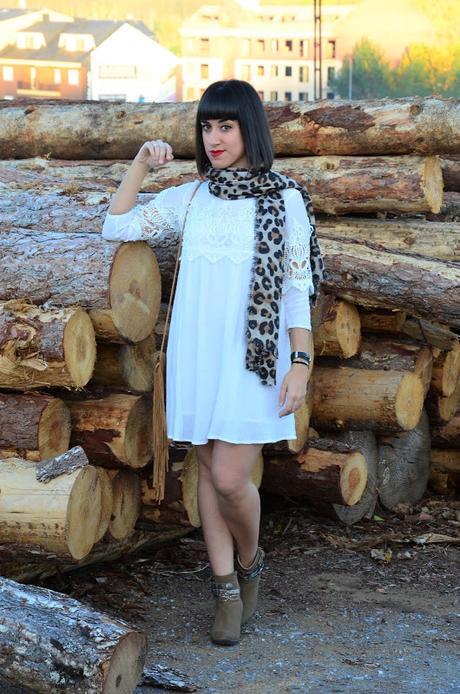 Bufanda de estampado de leopardo Bufanda de estampado de leopardo