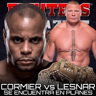 Daniel Cormier reta a Brock Lesnar en UFC 230