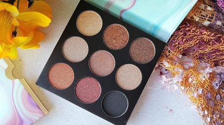 Paleta de Sombras Luz Nácar de Deliplus: Review y Swatches