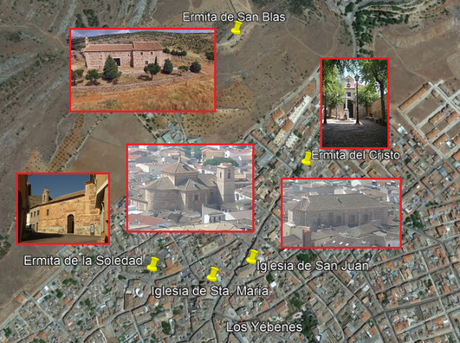 La huella del Ángel. Ermita de San Blas. Los Yébenes. (Toledo).