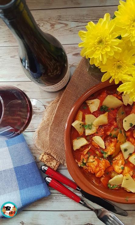 Bacalao con aguacate y aceitunas Bacalao con aguacate y aceitunas