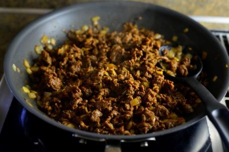 tacos de chorizo al curry