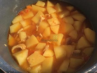 PATATAS GUISADAS CON CARNE EN OLLA GM