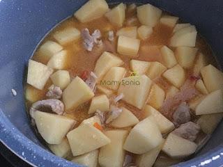 PATATAS GUISADAS CON CARNE EN OLLA GM
