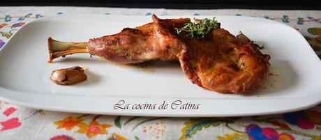 Paletilla de cordero asada