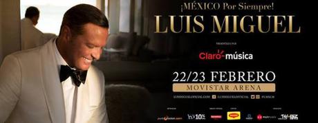 Luis Miguel confirmó su regreso a Chile para el 22 y 23 de febrero de 2019