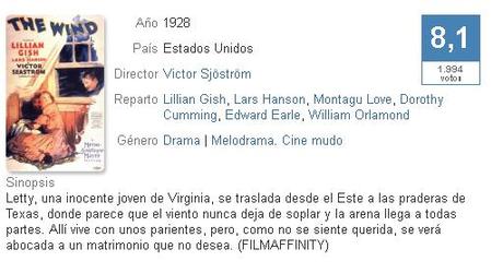 EL VIENTO  Victor Sjöström-1928