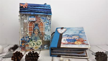 Tutorial Álbum Scrapbookig Cozy Winter con Kora Projects Tutorial Álbum Scrapbookig Cozy Winter con Kora Projects