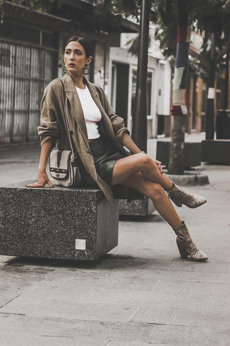 cómo combinar animal print