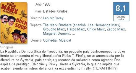 SOPA DE GANSO - Hermanos Marx  1933