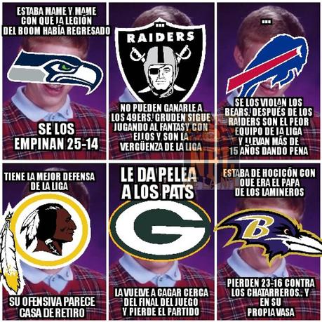 Los mejores memes NFL de la semana 9 – Temporada 2018