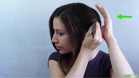 Trenza francesa lateral  paso a paso